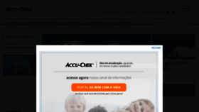 What Accu-chek.com.br website looked like in 2017 (6 years ago)
