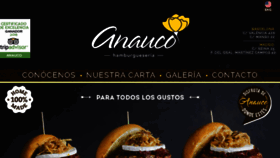 What Anaucogourmet.es website looked like in 2017 (6 years ago)