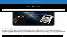 What Aktifbarkod.com website looked like in 2017 (6 years ago)