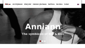 What Anniann.com website looked like in 2017 (6 years ago)