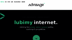 What Advisage.pl website looked like in 2017 (6 years ago)