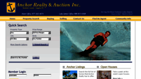 What Anchorrealty.biz website looked like in 2017 (6 years ago)