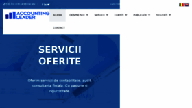 What Accounting-leader.ro website looked like in 2017 (6 years ago)