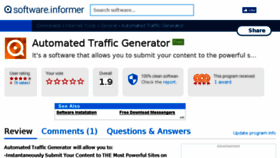 What Automated-traffic-generator.software.informer.com website looked like in 2017 (6 years ago)