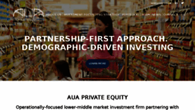 What Auaequity.com website looked like in 2017 (6 years ago)