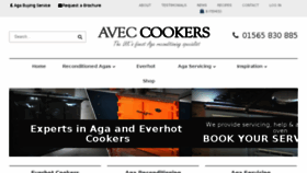 What Aveccookers.co.uk website looked like in 2017 (6 years ago)