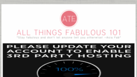 What Allthingsfabulous101.net website looked like in 2017 (6 years ago)