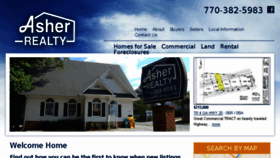 What Asherrealty.com website looked like in 2017 (6 years ago)
