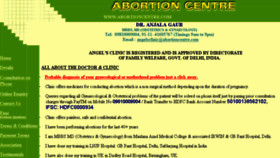 What Abortioncentre.com website looked like in 2017 (6 years ago)