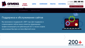 What Anvexa.ru website looked like in 2017 (6 years ago)