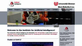 What Ai.uni-bremen.de website looked like in 2017 (6 years ago)