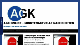 What Agkblog.de website looked like in 2017 (6 years ago)