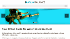 What Aqua4balance.com website looked like in 2017 (6 years ago)