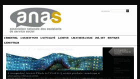 What Anas.fr website looked like in 2017 (6 years ago)