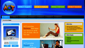 What Act.co.za website looked like in 2017 (9 years ago)