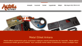What Anatoliaetiket.com website looked like in 2017 (6 years ago)