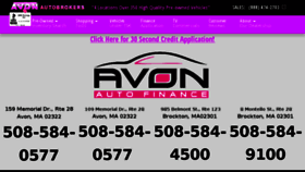What Avonautobrokers.com website looked like in 2017 (6 years ago)