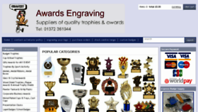 What Awardsengraving.co.uk website looked like in 2017 (6 years ago)
