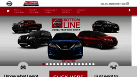 What Autofairnissan.com website looked like in 2017 (7 years ago)