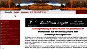 What Angler-oase.de website looked like in 2017 (6 years ago)