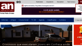 What Agenciadanoticia.com.br website looked like in 2017 (6 years ago)