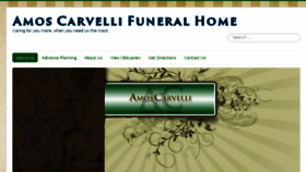 What Amoscarvelli.com website looked like in 2017 (6 years ago)