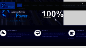 What Andamiosbluepower.com website looked like in 2017 (6 years ago)