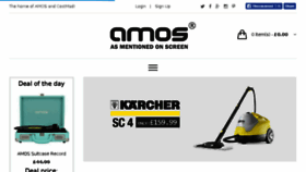 What Amos.co.uk website looked like in 2017 (6 years ago)