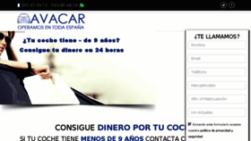 What Avacar.es website looked like in 2017 (8 years ago)