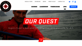 What Augiesquest.org website looked like in 2017 (6 years ago)