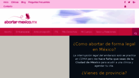 What Abortar-mexico.mx website looked like in 2017 (6 years ago)