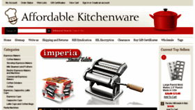 What Affordablekitchenware.com website looked like in 2017 (6 years ago)