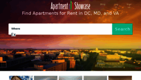 What Apartmentshowcase.com website looked like in 2017 (6 years ago)