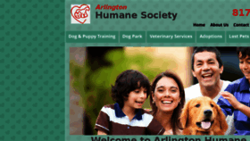 What Arlingtonhumanesociety.org website looked like in 2017 (6 years ago)
