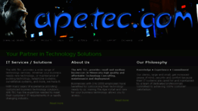 What Apetec.com website looked like in 2017 (6 years ago)