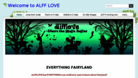 What Alfflove.com website looked like in 2017 (6 years ago)