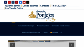 What Almacendepontejos.com website looked like in 2017 (6 years ago)