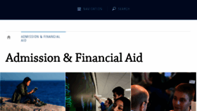 What Admission.conncoll.edu website looked like in 2017 (6 years ago)