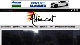What Aldia.cat website looked like in 2017 (6 years ago)