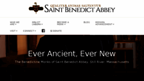 What Abbey.org website looked like in 2017 (6 years ago)