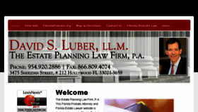 What Afloridaprobateattorney.com website looked like in 2017 (6 years ago)