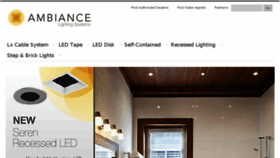 What Ambiance-lighting.com website looked like in 2017 (6 years ago)