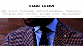 What Acuratedman.com website looked like in 2017 (7 years ago)