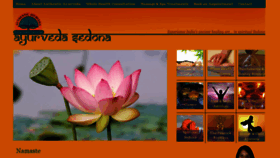 What Ayurveda-sedona.com website looked like in 2017 (6 years ago)