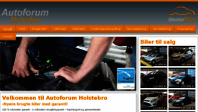 What Autoforumholstebro.dk website looked like in 2017 (6 years ago)