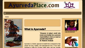What Ayurvedaplace.com website looked like in 2017 (6 years ago)