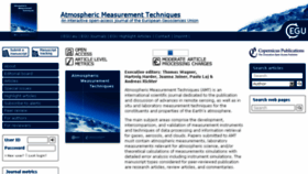 What Atmospheric-measurement-techniques.net website looked like in 2017 (6 years ago)