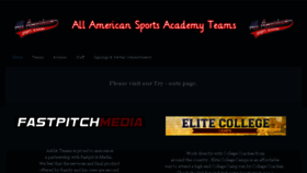 What Allamericanteams.startlogic.com website looked like in 2017 (6 years ago)