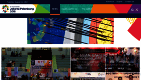 What Asiangames2018.id website looked like in 2017 (6 years ago)