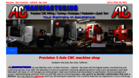 What Acmanufacturing.com website looked like in 2017 (6 years ago)